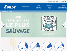 Tablet Screenshot of pilotpen.fr