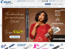 Tablet Screenshot of pilotpen.us