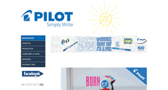 Desktop Screenshot of pilotpen.no